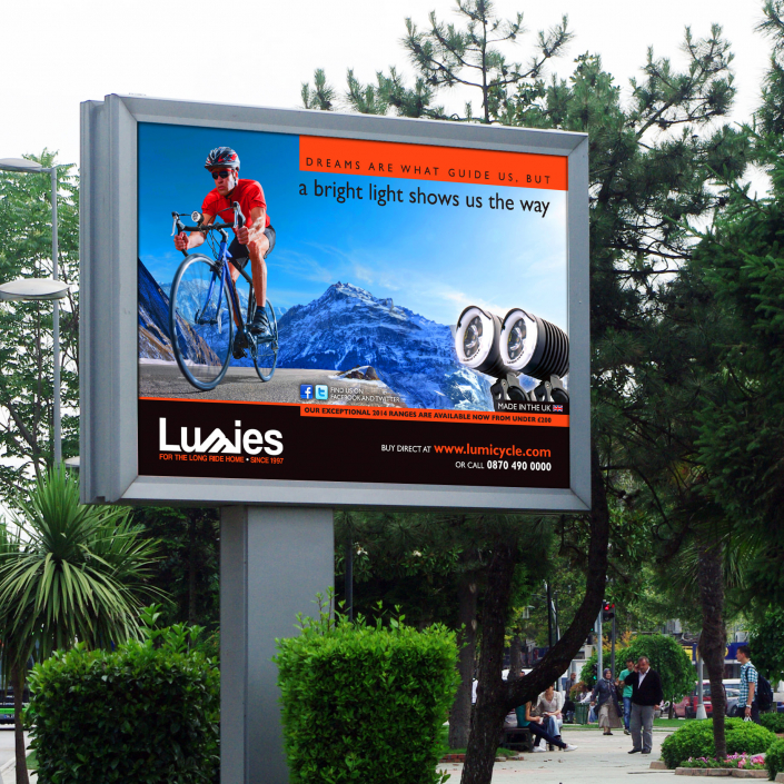 Bike Light Ad Design